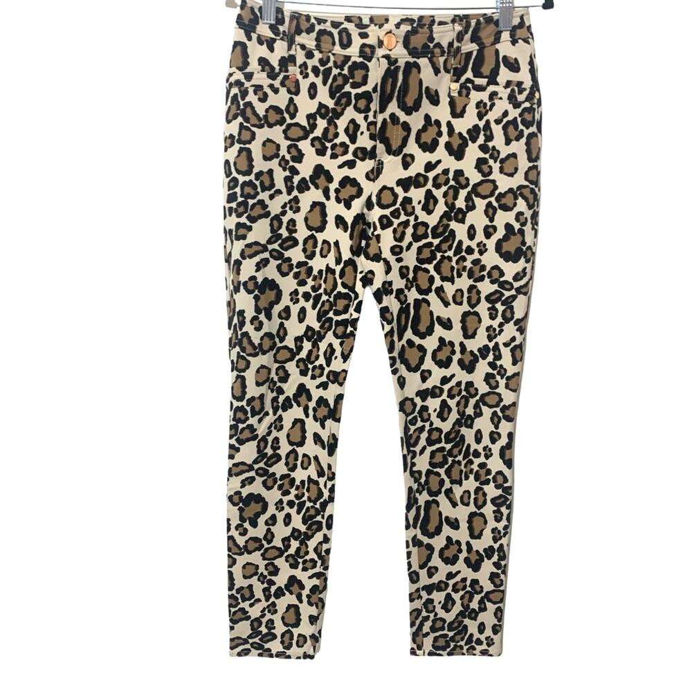 Chico's So Slimming Ankle Leopard Print‎ Pants NWOT Chico;'s sz 00/ 2 XS